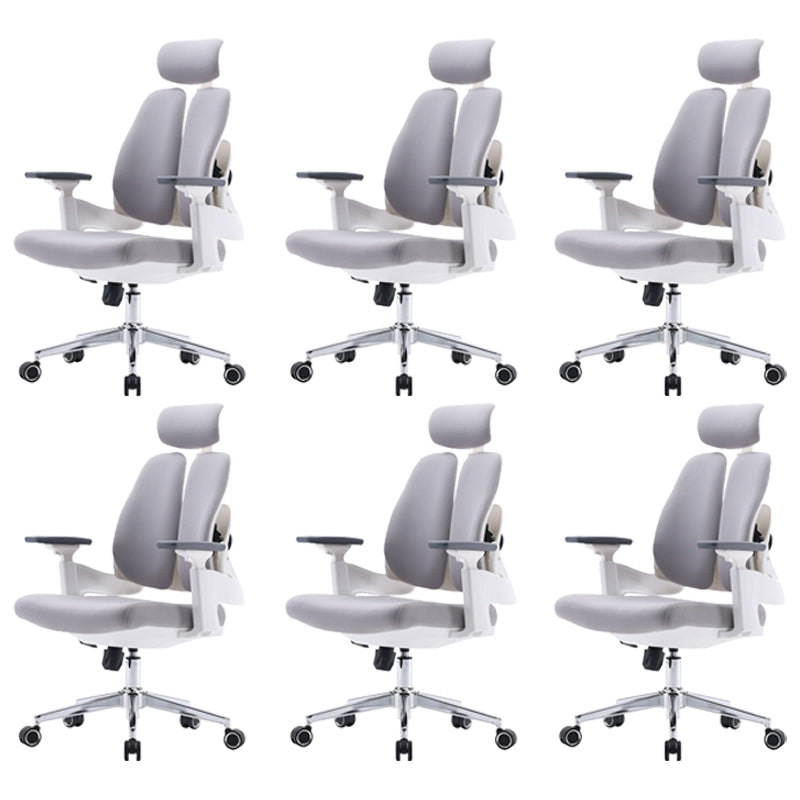 Modern Removable Arms Office Chair Adjustable Seat Height Desk Chair with Wheels