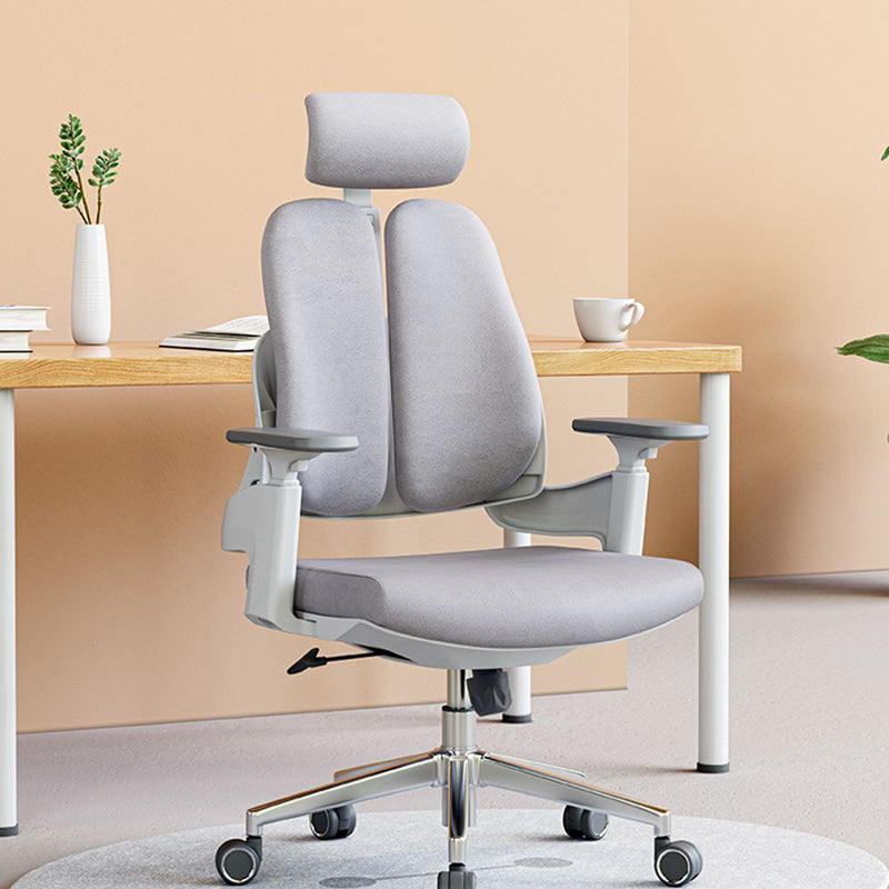 Modern Removable Arms Office Chair Adjustable Seat Height Desk Chair with Wheels