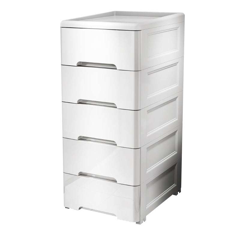 Plastic Wardrobe Armoire with Drawer Modern Youth Armoire for Home