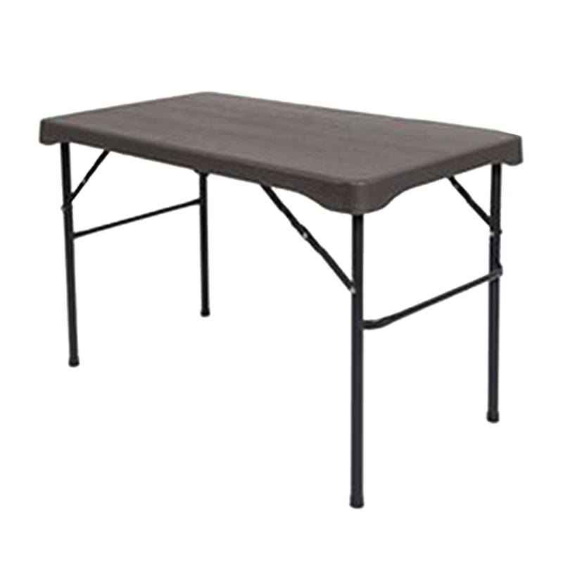 Plastic Outdoor Camping Table Contemporary Patio Table with Metal Frame