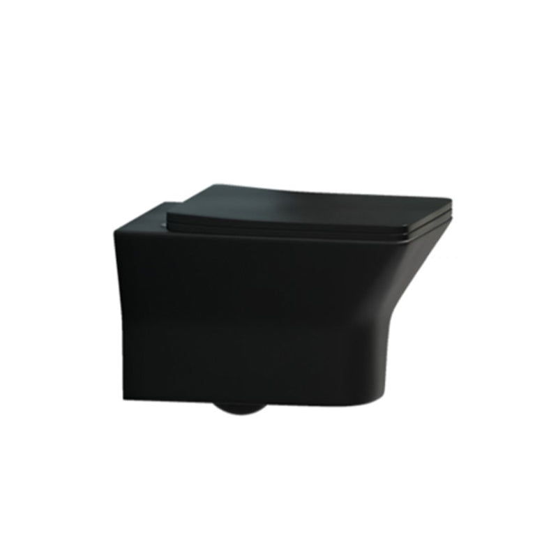 Modern Ceramic Flush Toilet Wall Mount Toilet Bowl for Washroom