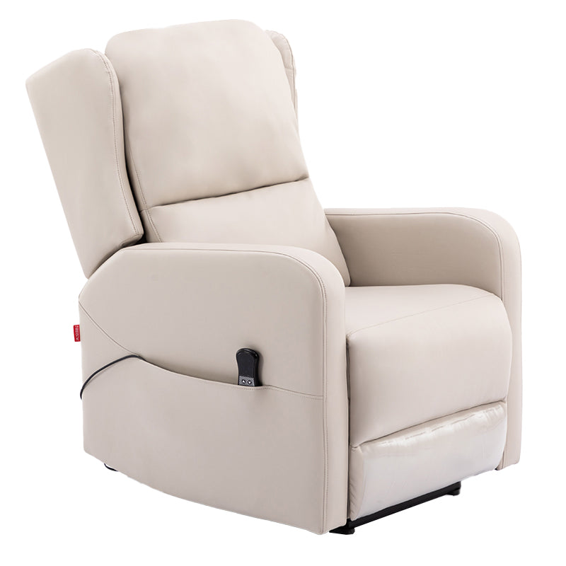 Contemporary Faux Leather Club Chair Recliner Massage Home Theater Recliner