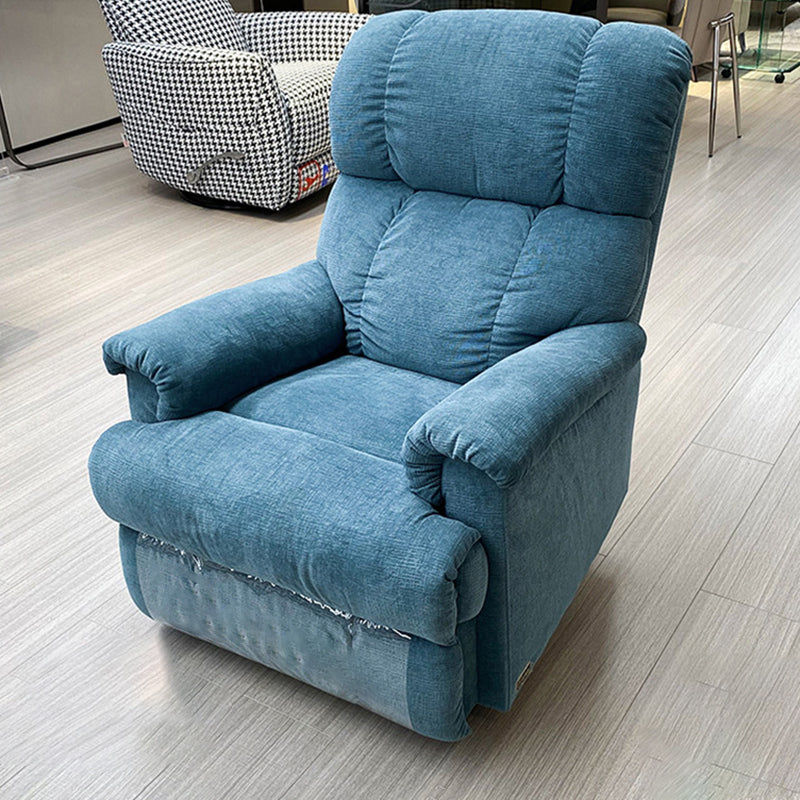 Scandinavian Power-Push Botton Recliner Chair Genuine Velvet Recliner