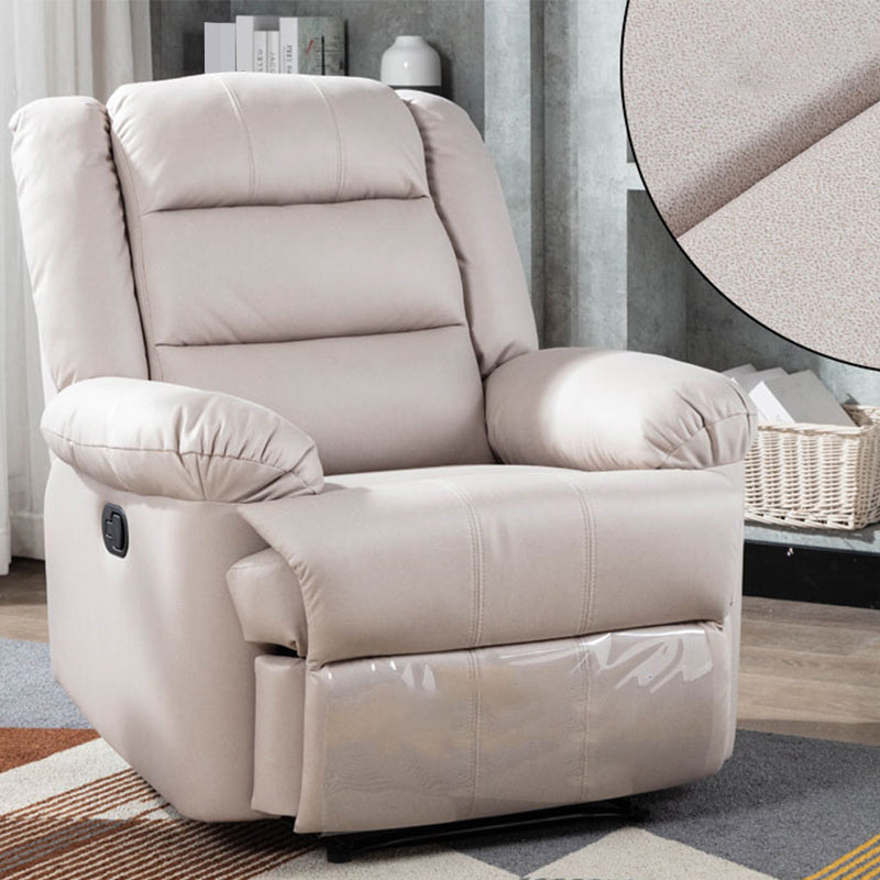 Contemporary Recliner Chair Metal Frame Standard Recliner with Independent Foot