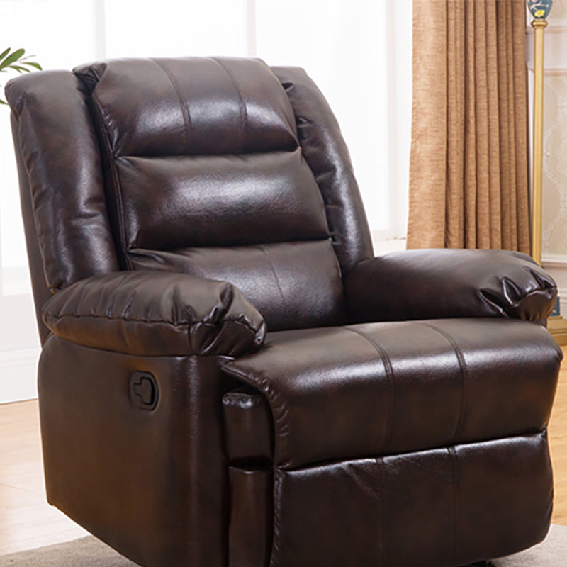 Contemporary Recliner Chair Metal Frame Standard Recliner with Independent Foot