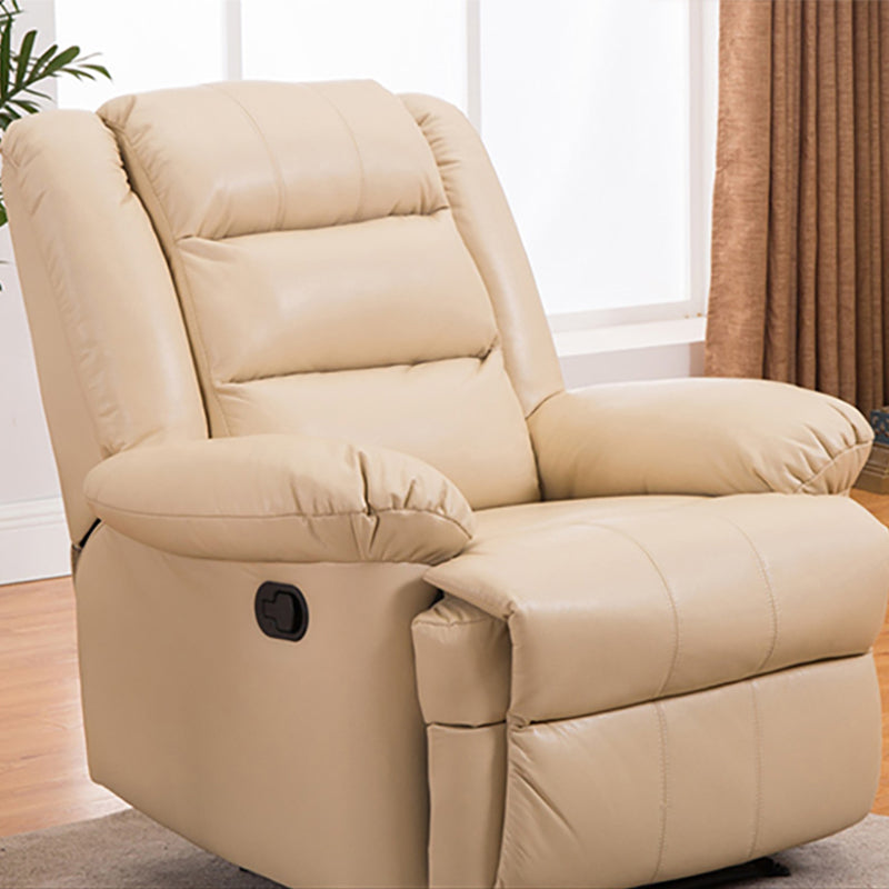 Contemporary Recliner Chair Metal Frame Standard Recliner with Independent Foot