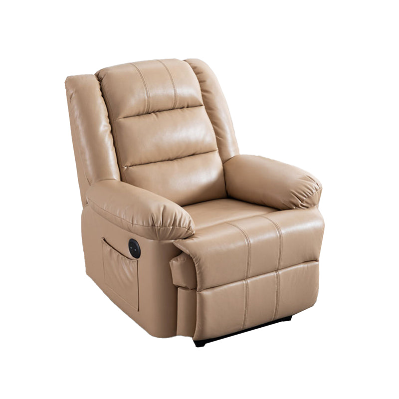 Contemporary Recliner Chair Metal Frame Standard Recliner with Independent Foot