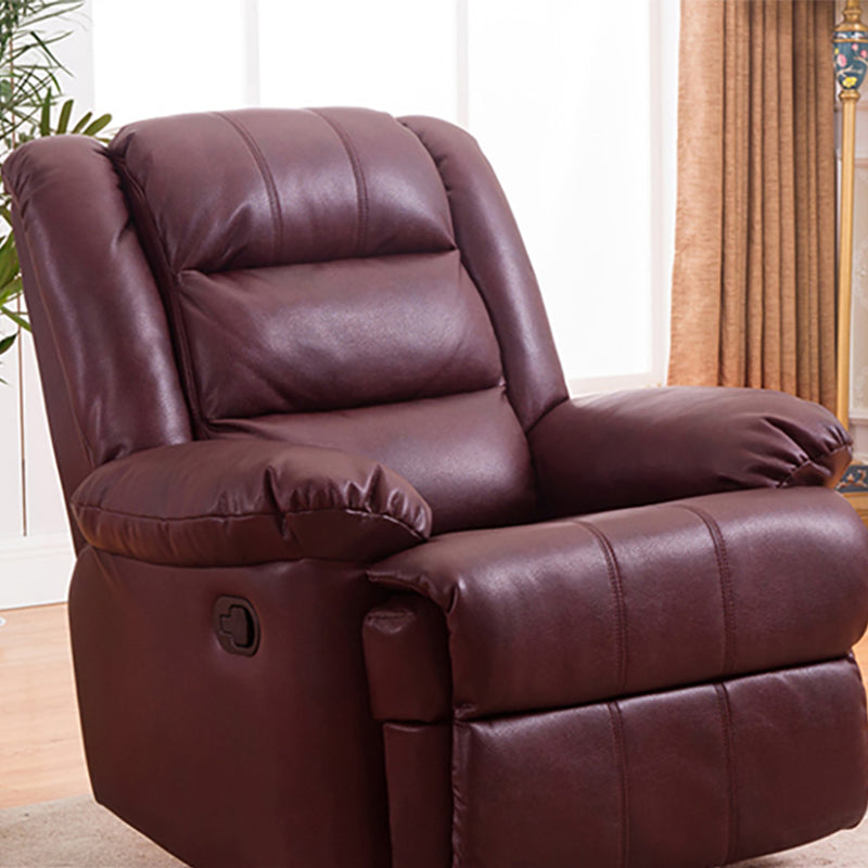 Contemporary Recliner Chair Metal Frame Standard Recliner with Independent Foot