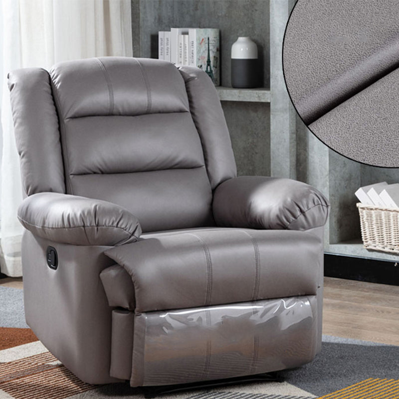 Contemporary Recliner Chair Metal Frame Standard Recliner with Independent Foot