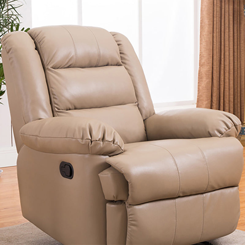 Contemporary Recliner Chair Metal Frame Standard Recliner with Independent Foot