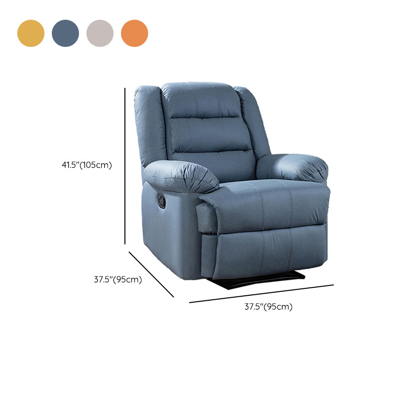 Contemporary Recliner Chair Metal Frame Standard Recliner with Independent Foot