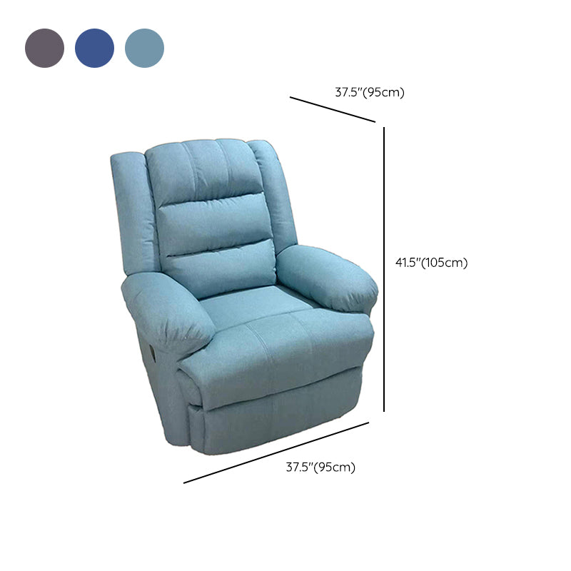 Contemporary Recliner Chair Metal Frame Standard Recliner with Independent Foot