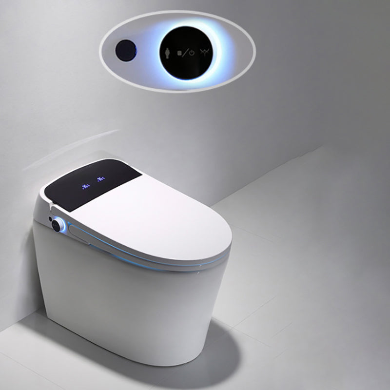 Modern White Floor Standing Bidet with Deodorizing and Stain Resistant