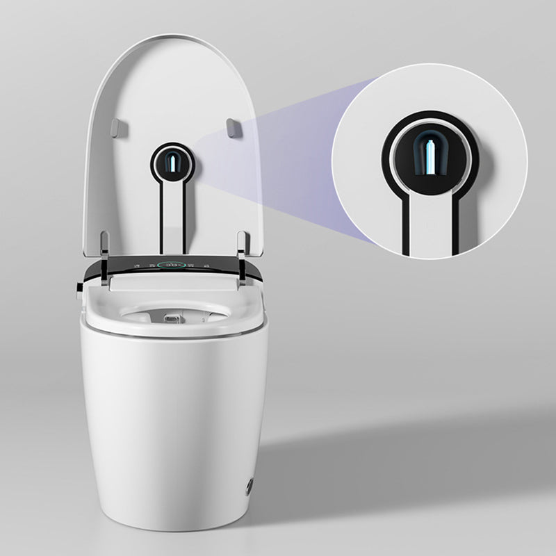 Modern White Floor Standing Bidet with Deodorizing and Stain Resistant