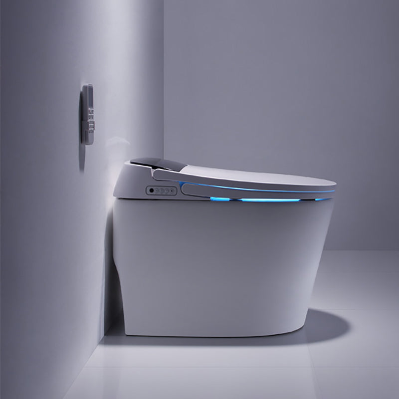 Modern White Floor Standing Bidet with Deodorizing and Stain Resistant