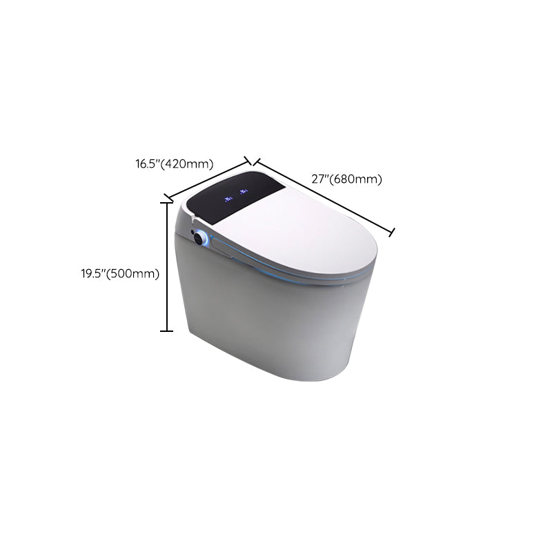 Modern White Floor Standing Bidet with Deodorizing and Stain Resistant