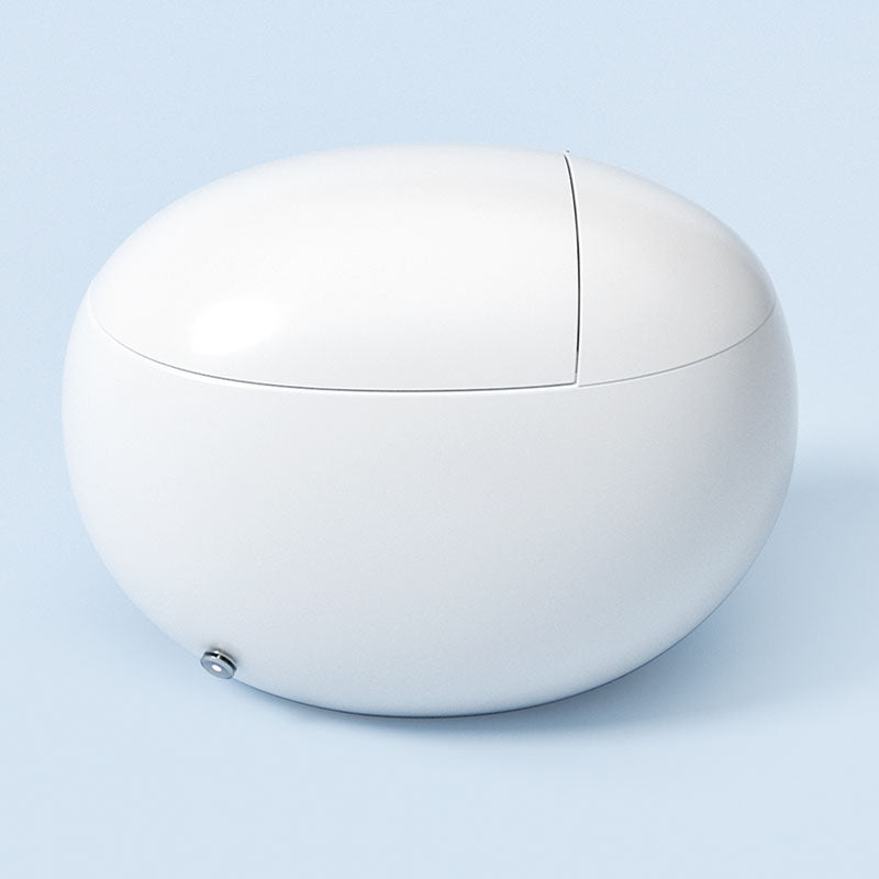 Mounting Hardware Included Smart Toilet in White with Heated Seat