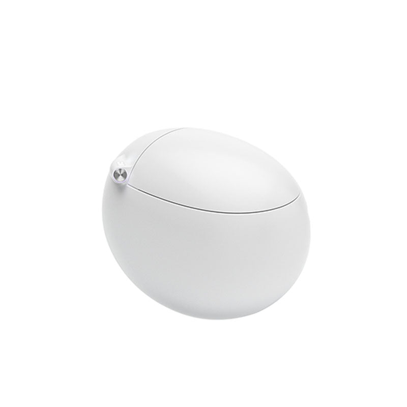 Mounting Hardware Included Smart Toilet in White with Heated Seat