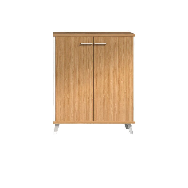 Scandinavian Style Lateral File Cabinet Wood Filing Cabinet for Home Office