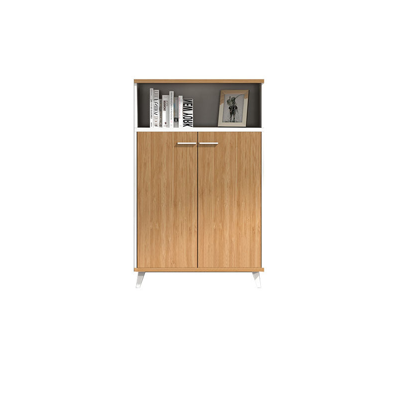 Scandinavian Style Lateral File Cabinet Wood Filing Cabinet for Home Office