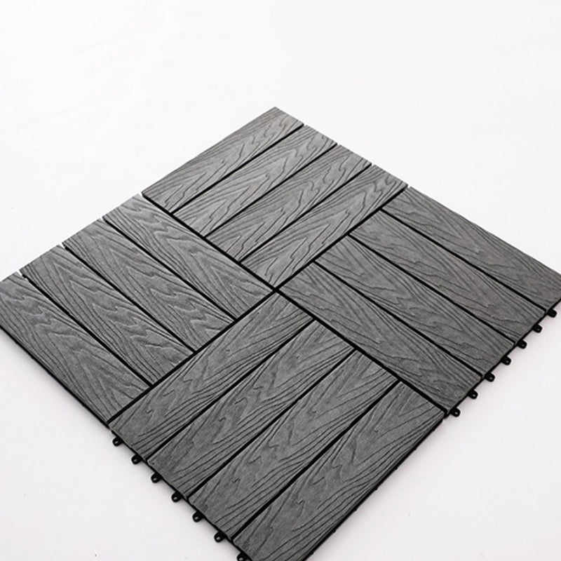 Striped Pattern Decking Tiles Interlocking Tile Kit Outdoor Patio