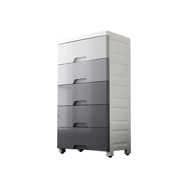 White and Gray Bedroom Armoire with Drawer Modern Youth Armoire