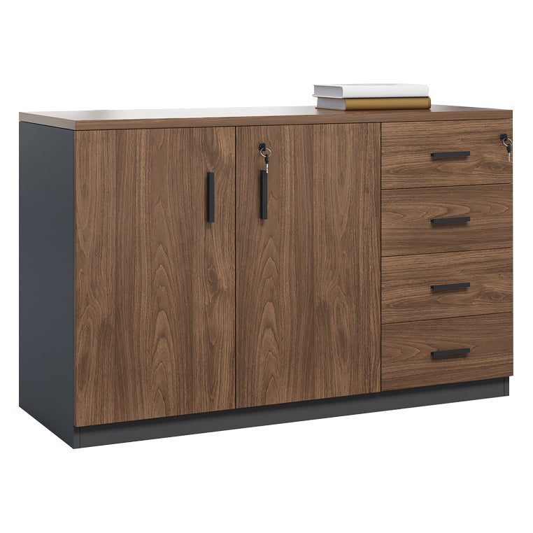 Traditional Cabinet Wood Storage Shelves Filing Cabinet for Office