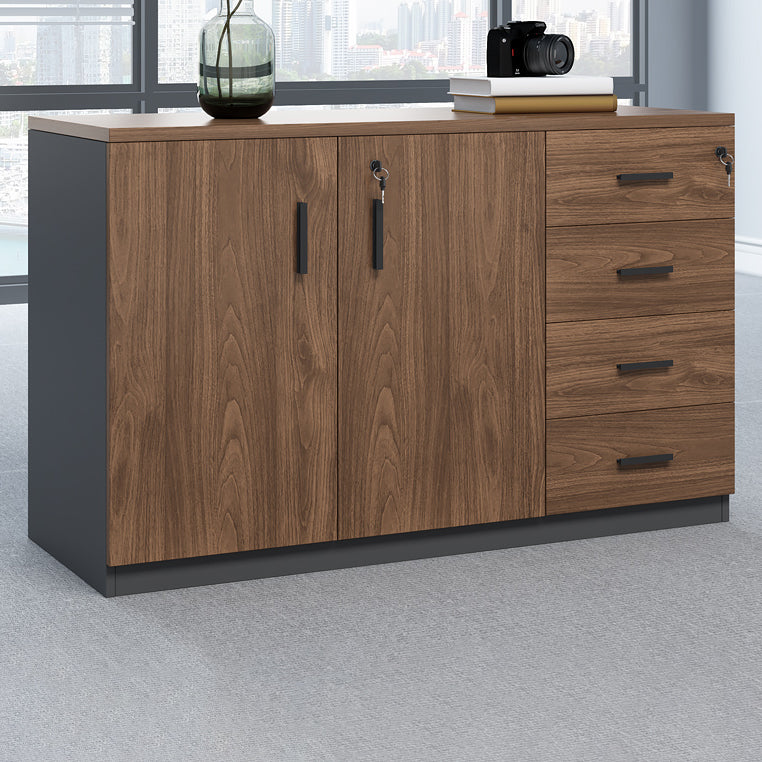 Traditional Cabinet Wood Storage Shelves Filing Cabinet for Office