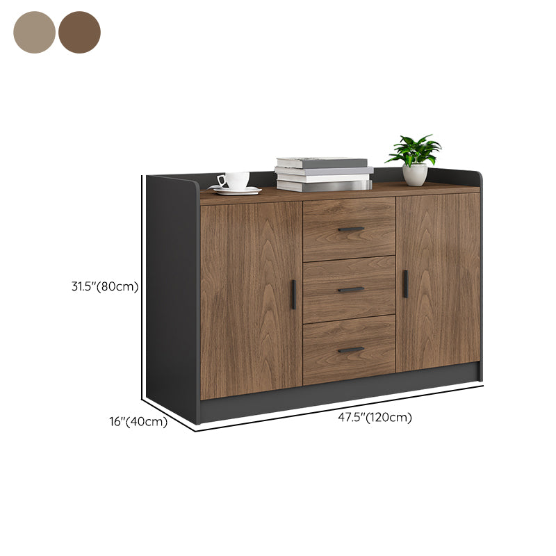 Traditional Cabinet Wood Storage Shelves Filing Cabinet for Office