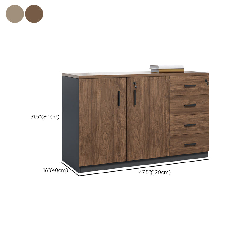 Traditional Cabinet Wood Storage Shelves Filing Cabinet for Office