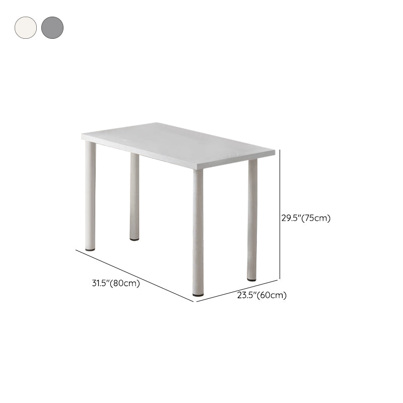 Modern Style Wood Office Desk Rectangular Shape Task Desk with 4-Legs for Home