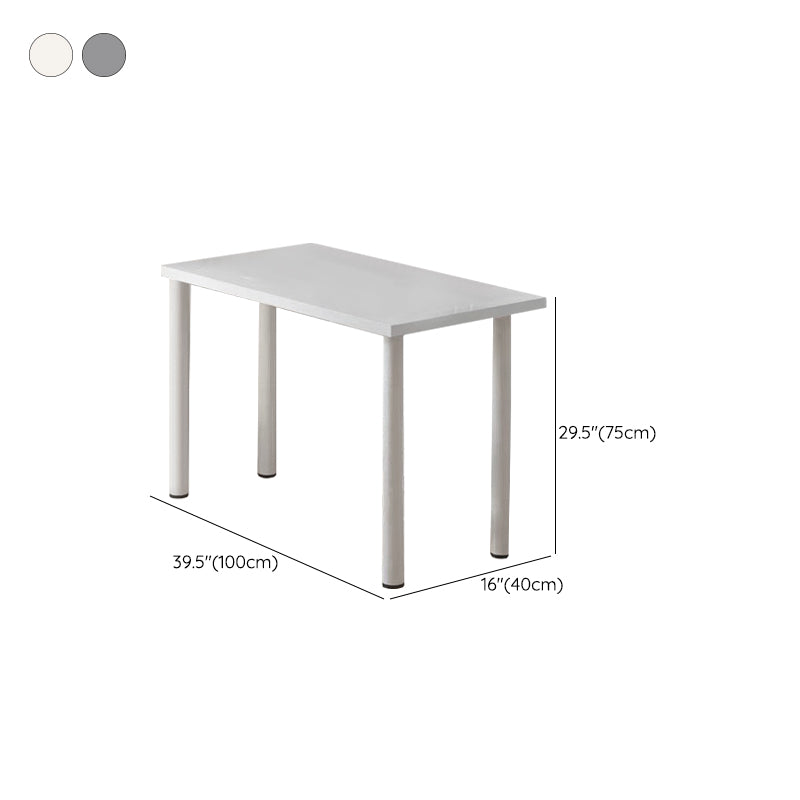 Modern Style Wood Office Desk Rectangular Shape Task Desk with 4-Legs for Home