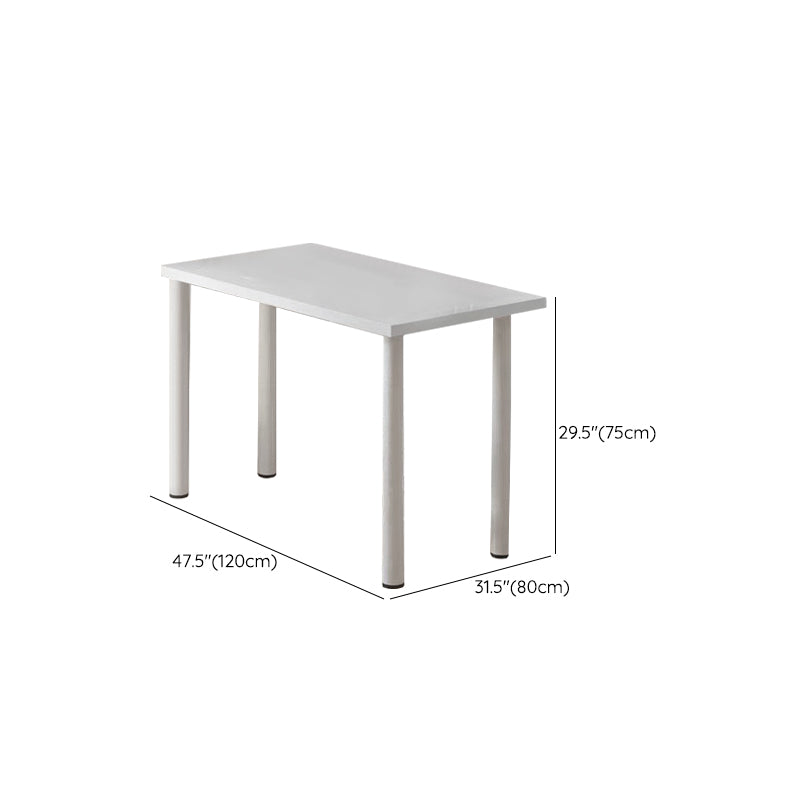 Modern Style Wood Office Desk Rectangular Shape Task Desk with 4-Legs for Home