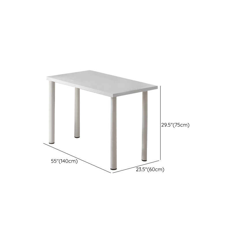 Modern Style Wood Office Desk Rectangular Shape Task Desk with 4-Legs for Home