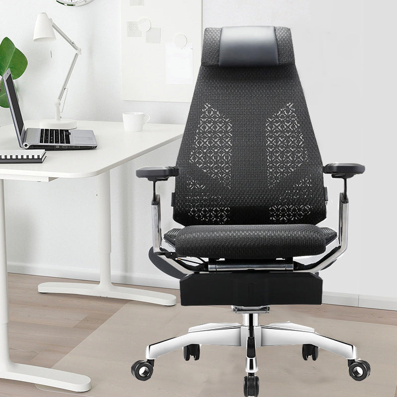 Modern Slide Office Chair Removable Arms Adjustable Seat Height Desk Chair with Wheels