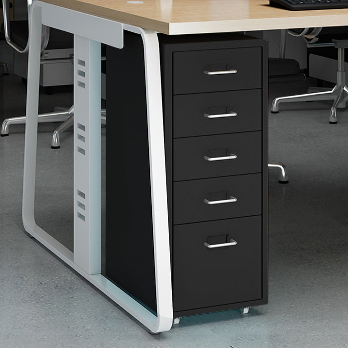 Contemporary File Cabinets Steel Frame Fireproof File Pedestal for Office