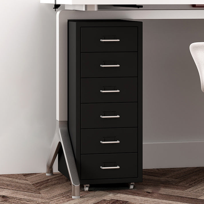 Contemporary File Cabinets Steel Frame Fireproof File Pedestal for Office