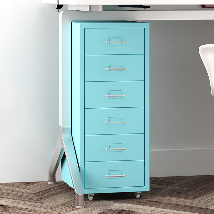 Contemporary File Cabinets Steel Frame Fireproof File Pedestal for Office