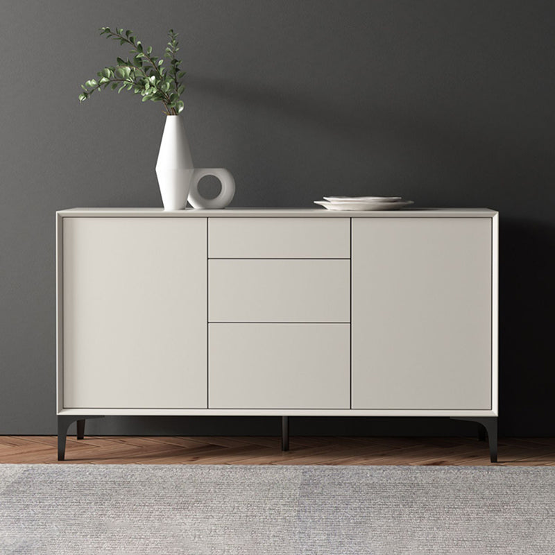 Wood Sideboa Modern Style Side Board with Drawers and Cabinets