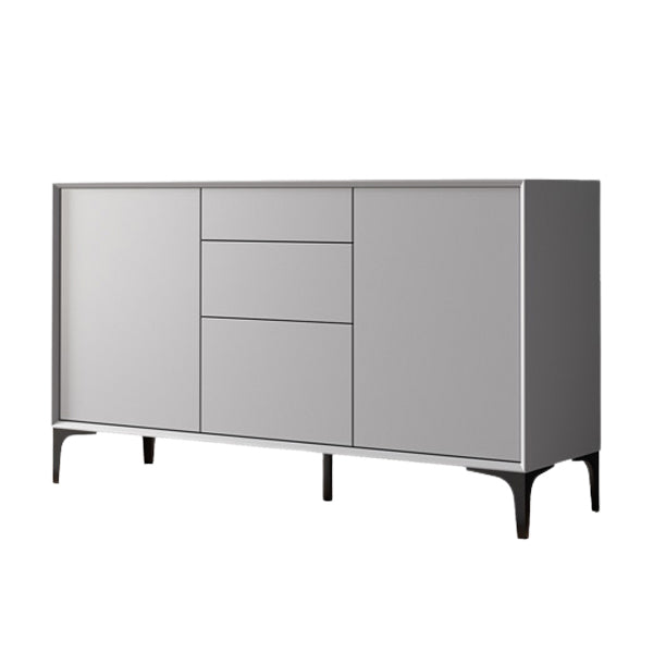 Wood Sideboa Modern Style Side Board with Drawers and Cabinets