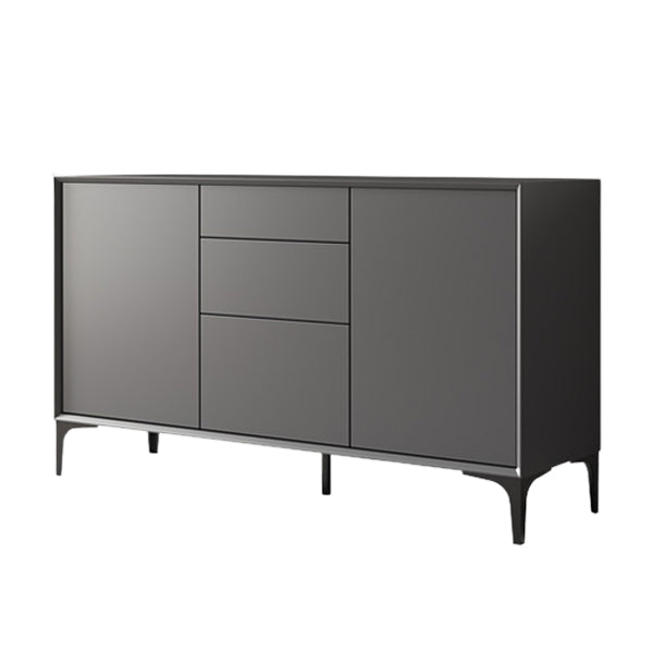 Wood Sideboa Modern Style Side Board with Drawers and Cabinets