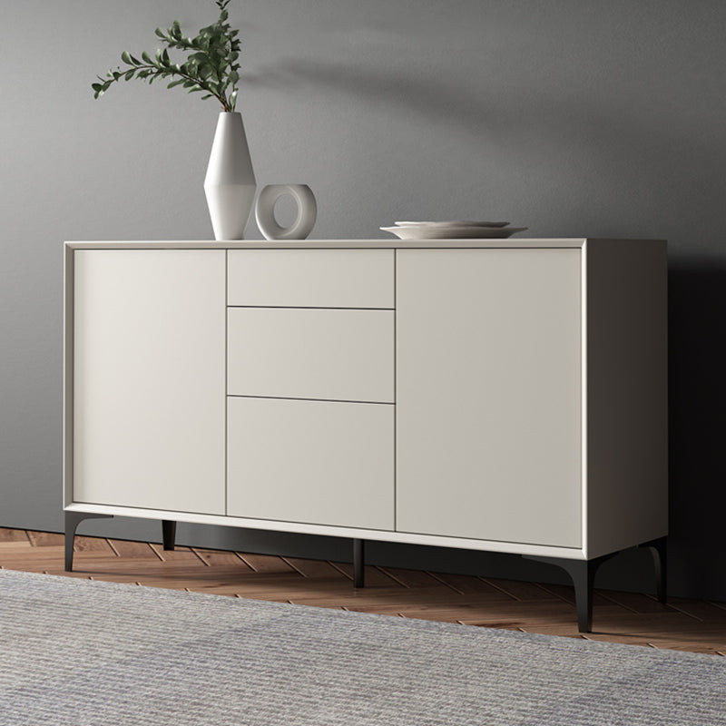 Wood Sideboa Modern Style Side Board with Drawers and Cabinets