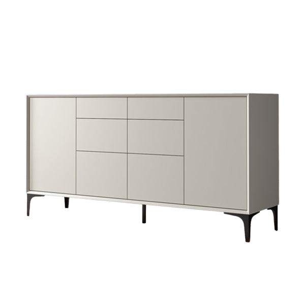 Wood Sideboa Modern Style Side Board with Drawers and Cabinets