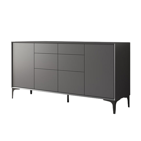 Wood Sideboa Modern Style Side Board with Drawers and Cabinets