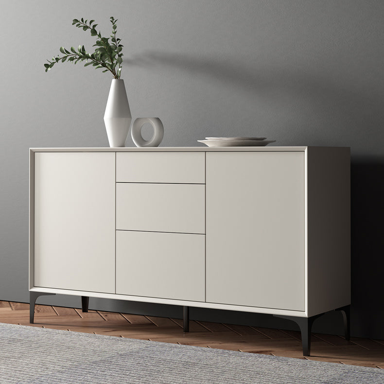 Wood Sideboa Modern Style Side Board with Drawers and Cabinets