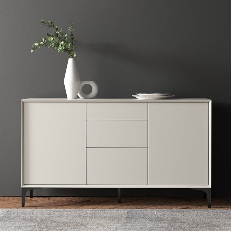 Wood Sideboa Modern Style Side Board with Drawers and Cabinets