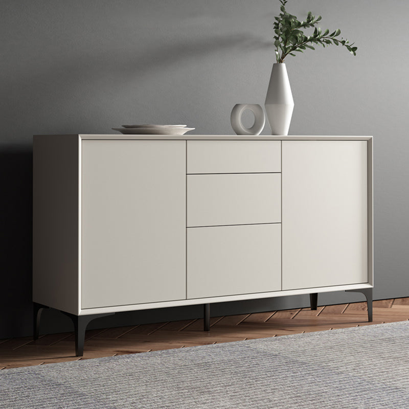 Wood Sideboa Modern Style Side Board with Drawers and Cabinets