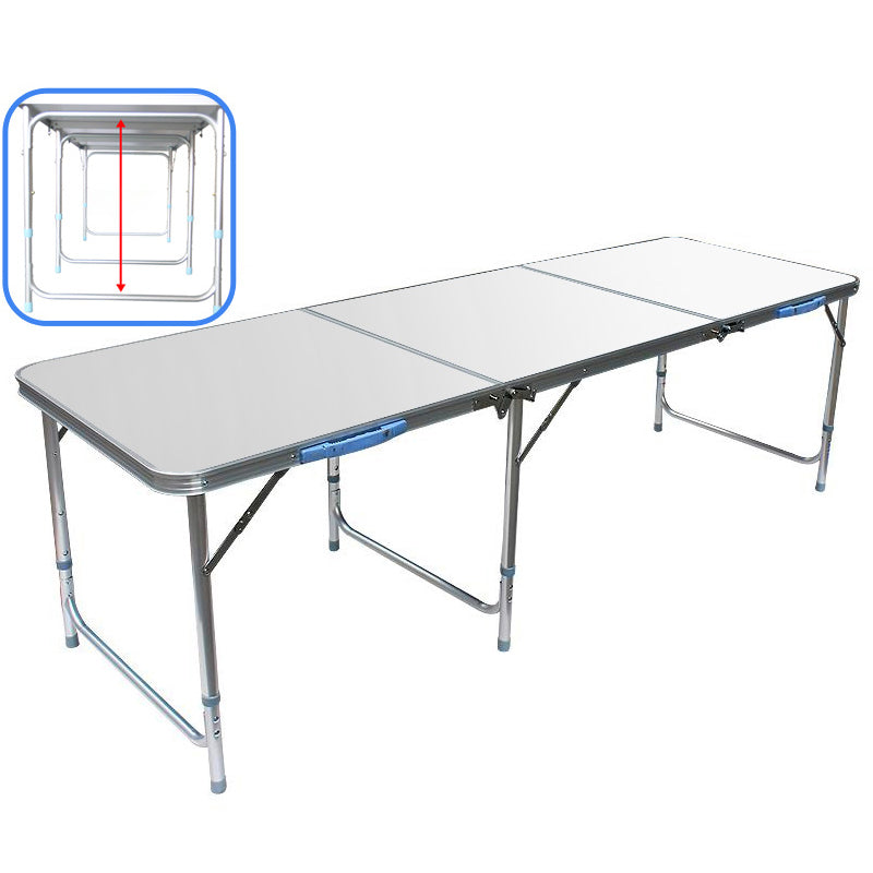 Plastic Contemporary Camping Table Matte Finish Foldable Patio Table