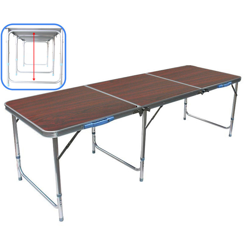 Plastic Contemporary Camping Table Matte Finish Foldable Patio Table