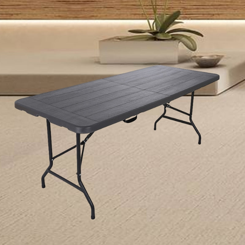 Plastic Water Resistant Camping Table Contemporary Foldable Patio Table